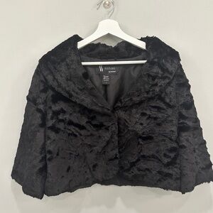 Faux Fur Bolero Jacket